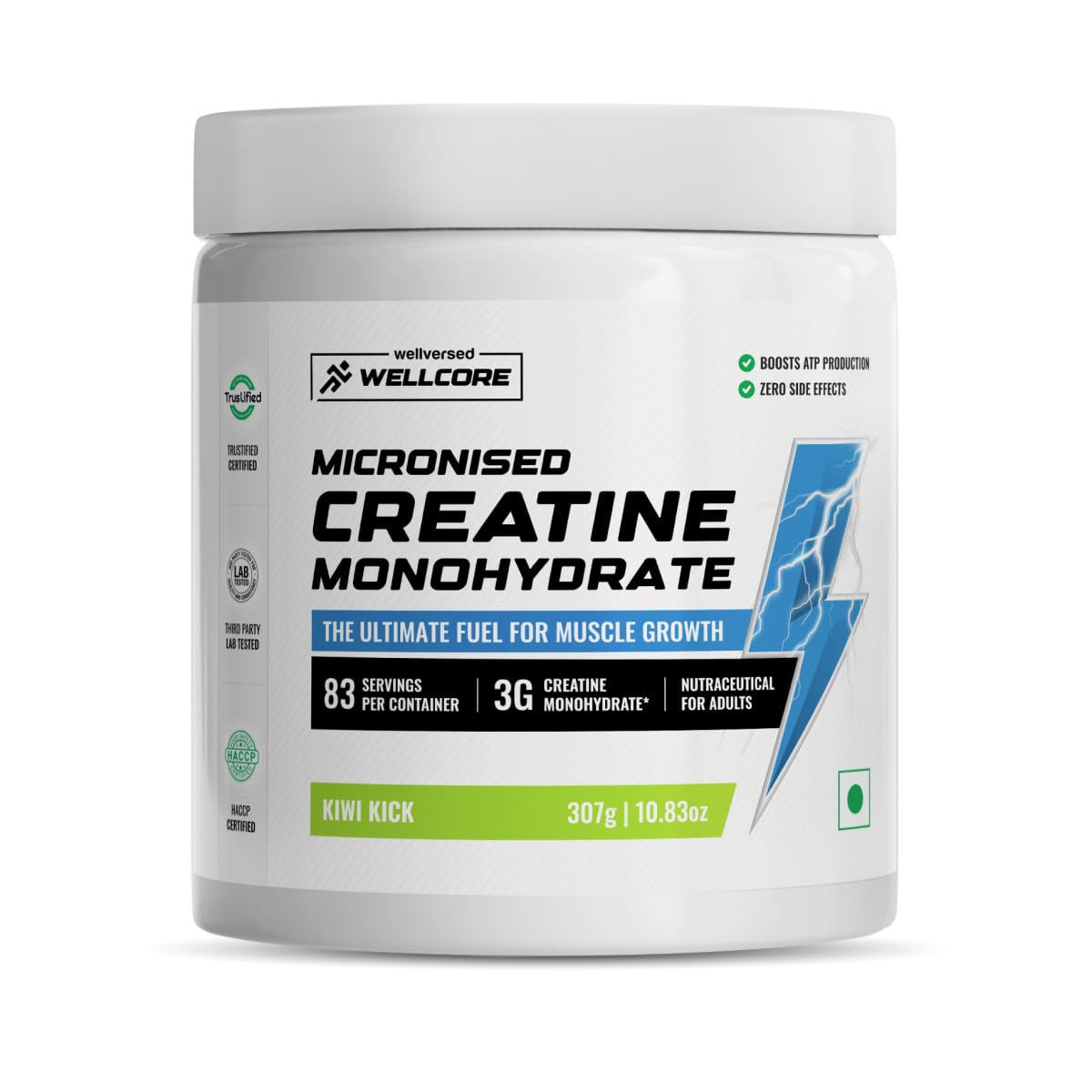 Wellcore Pure Micronised Creatine Powder | For Enhanced Muscle Strength With Rapid Absorption | Creatine Monohydrate