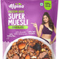 ALPINO Protein-Rich Super Muesli Chocolate | 61% Whole Grains| 14% Nuts & Cookies | 17% Protein| Source of Dietary Fibre & Healthy Fats