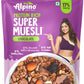 ALPINO Protein-Rich Super Muesli Chocolate | 61% Whole Grains| 14% Nuts & Cookies | 17% Protein| Source of Dietary Fibre & Healthy Fats
