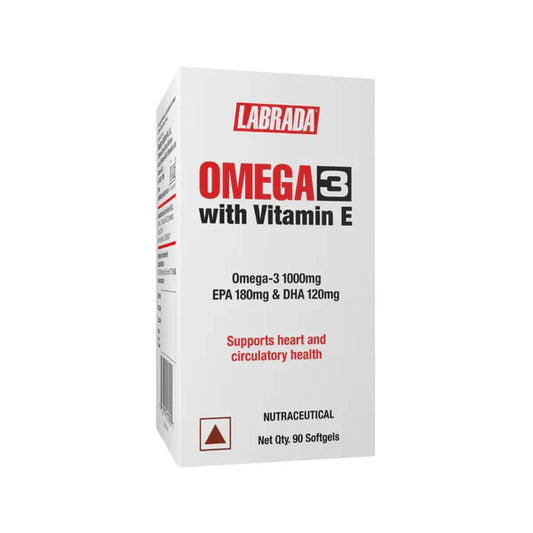 LABRADA OMEGA-3 WITH VITAMIN E 90 SOFTGEL