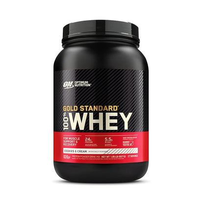 Optimum Nutrition (ON) Gold Standard 100% Whey Protein | for Muscle Support & Recovery | Vegetarian - Primary Source Whey Isolate