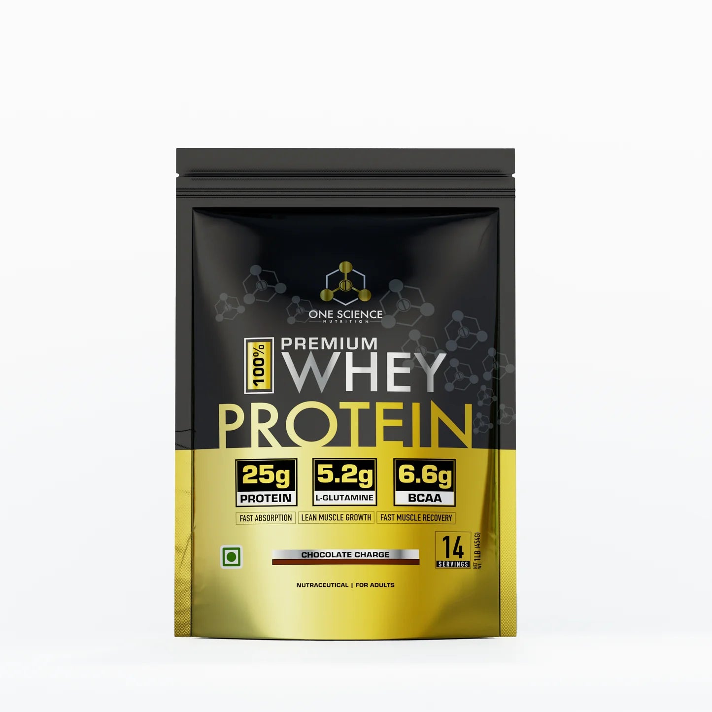 One Science Nutrition (OSN) Premium Whey Protein [Grass Fed Whey] | 25g Protein | 6.6g BCAA | 5.2 gms L-Glutamine | Refuels & Repairs Muscles